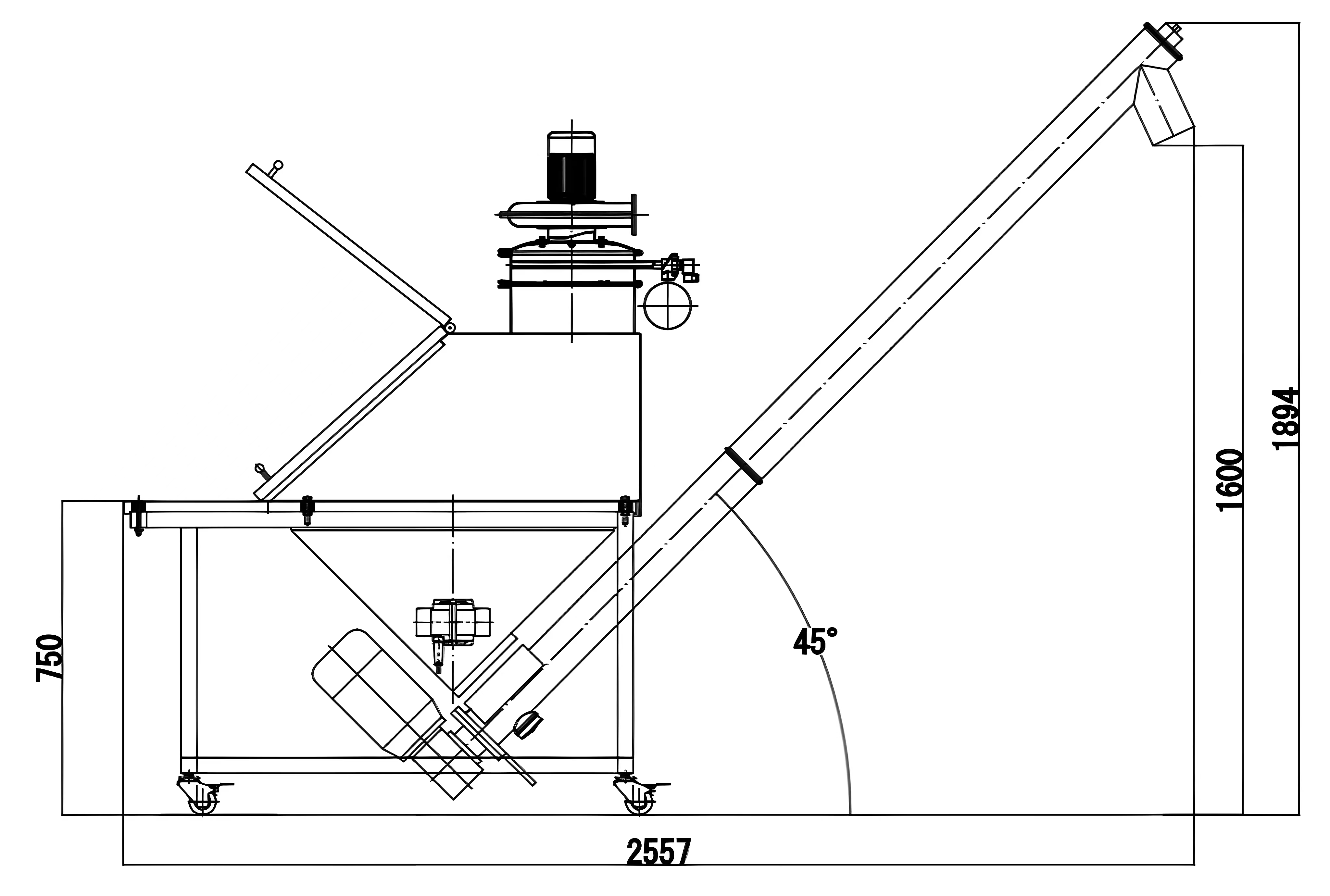 Vidalı Besleme Makinesi (Toz Proof)