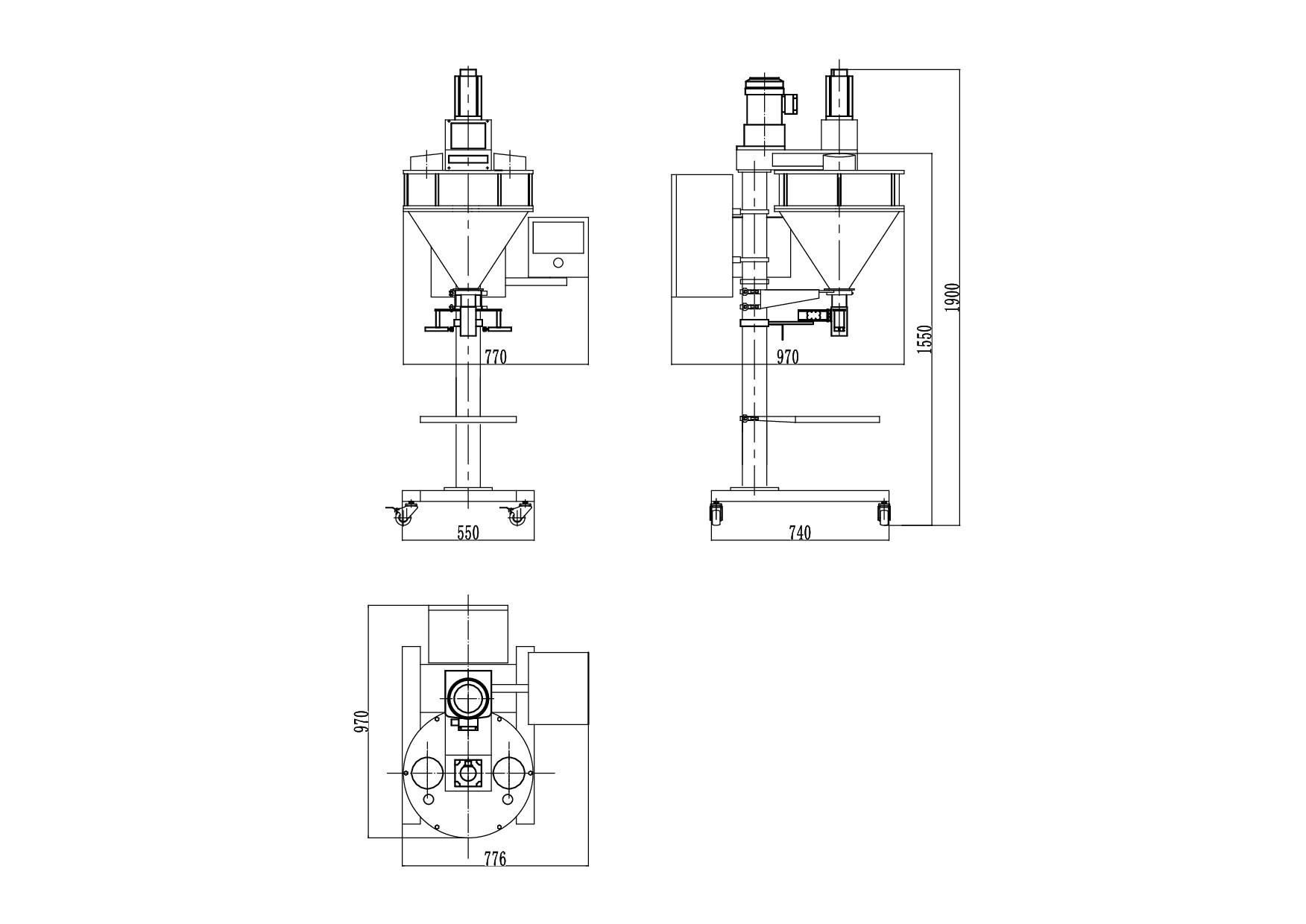 GMB-02D Powder Packing Machine (Weighing)